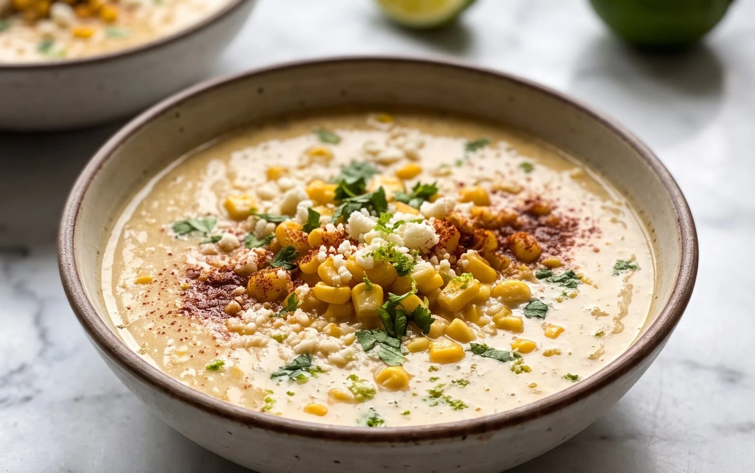 Easy Mexican Street Corn Soup Recipe