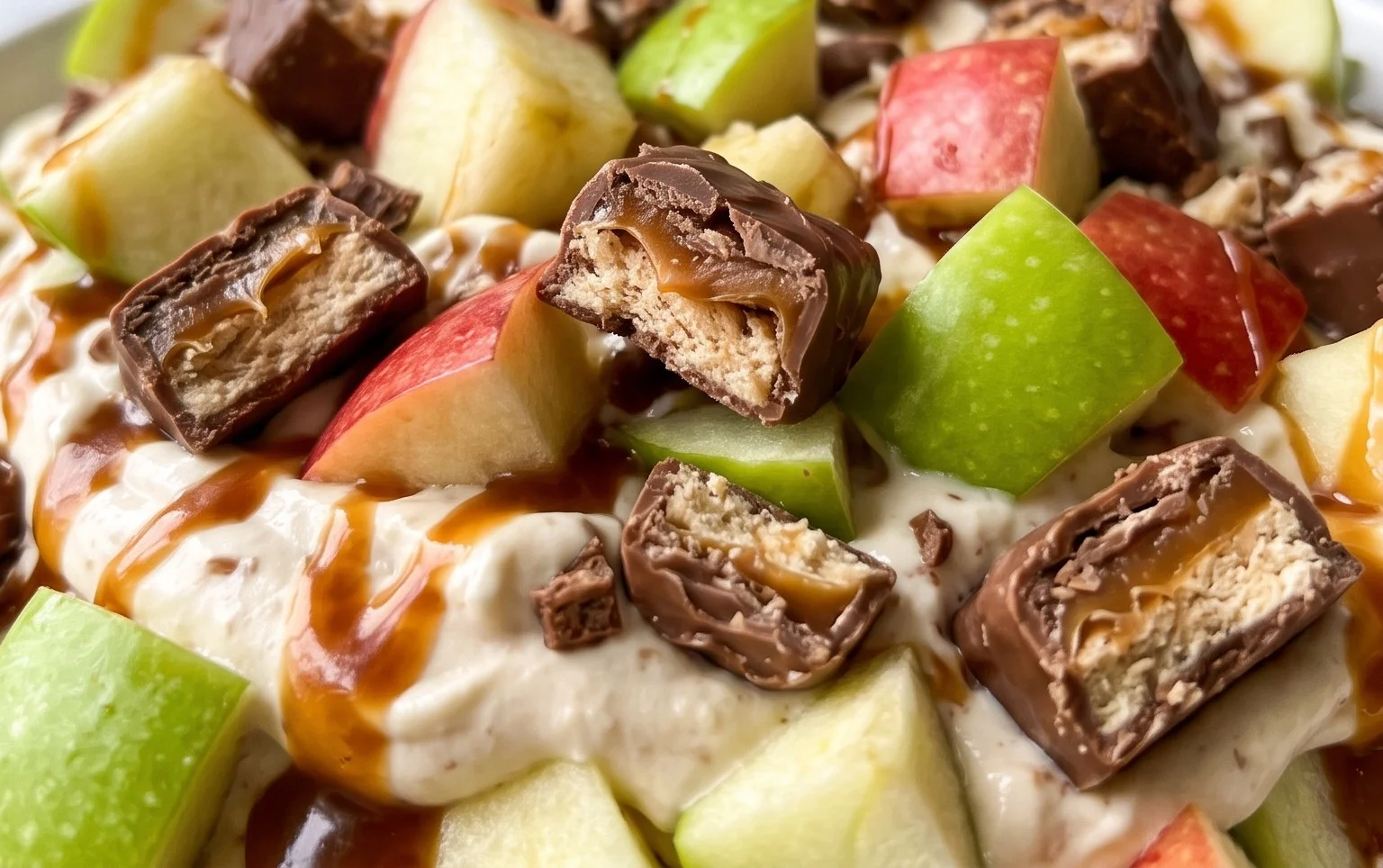 Twix Caramel Apple Salad
